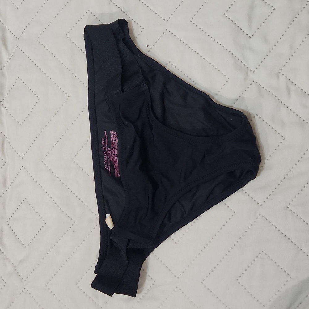 NEW Victoria Secret xs black bikini bottom